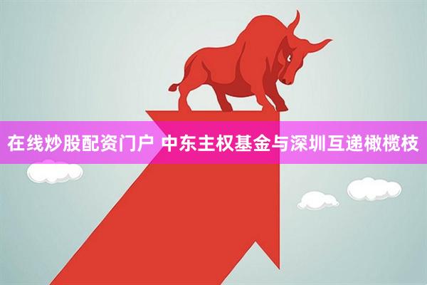 在线炒股配资门户 中东主权基金与深圳互递橄榄枝
